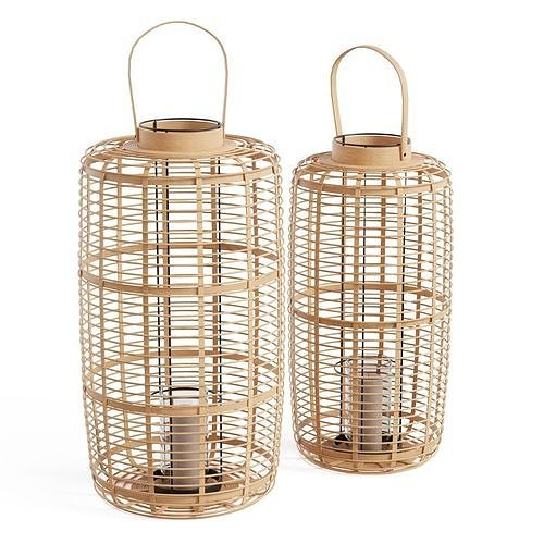 Papaya Juno Lantern 3D model CGTrader