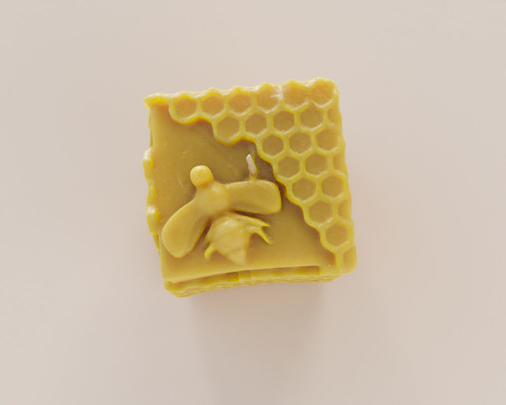 Photoscanned Beeswax Honey Candle 3D model CGTrader