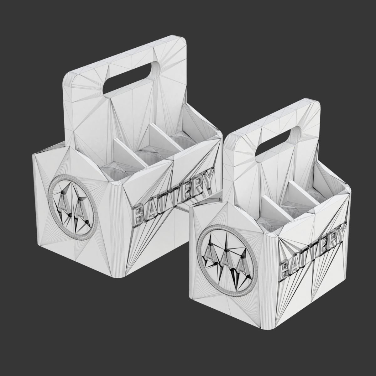 Printable Battery Holder 3D model 3D printable | CGTrader