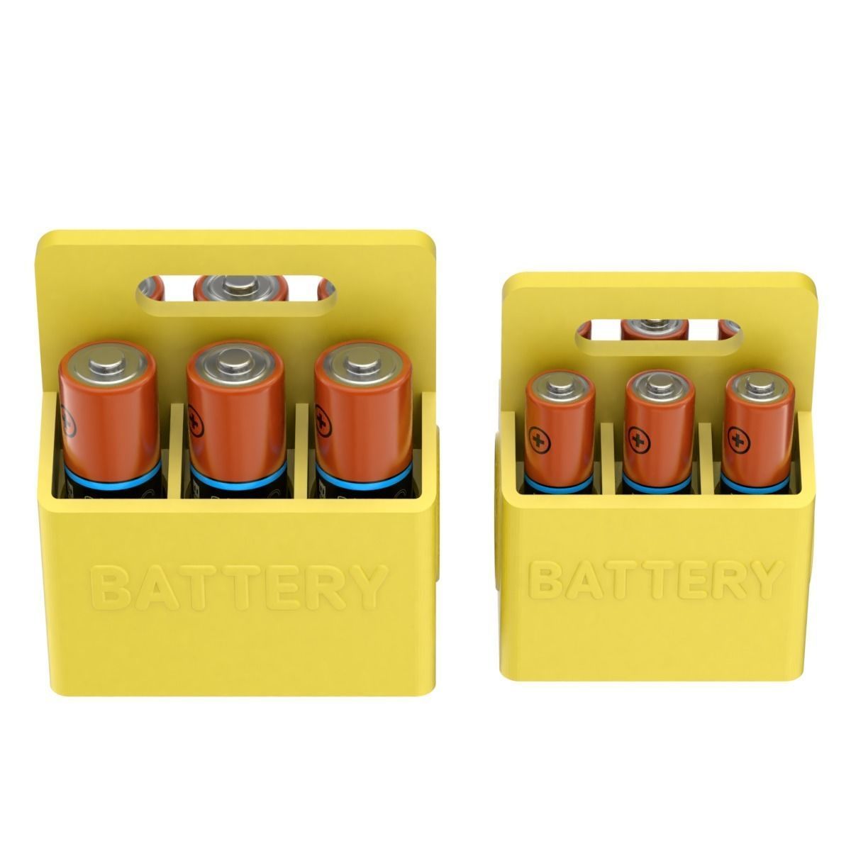 Printable Battery Holder 3D model 3D printable | CGTrader