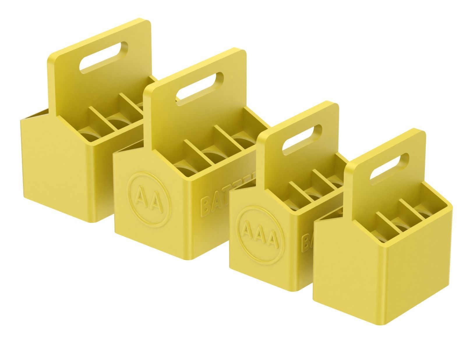 Printable Battery Holder 3D model 3D printable | CGTrader