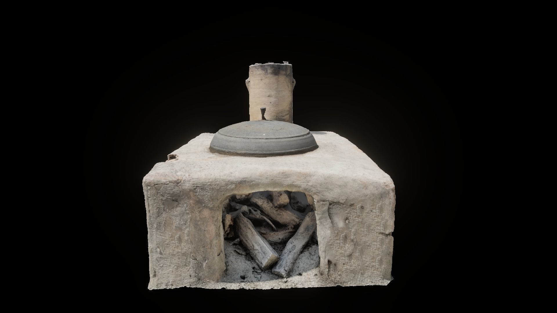 Korean Traditional furnace AhGoongYi 3D model CGTrader