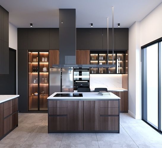 kitchen- bathroom corona 3D model