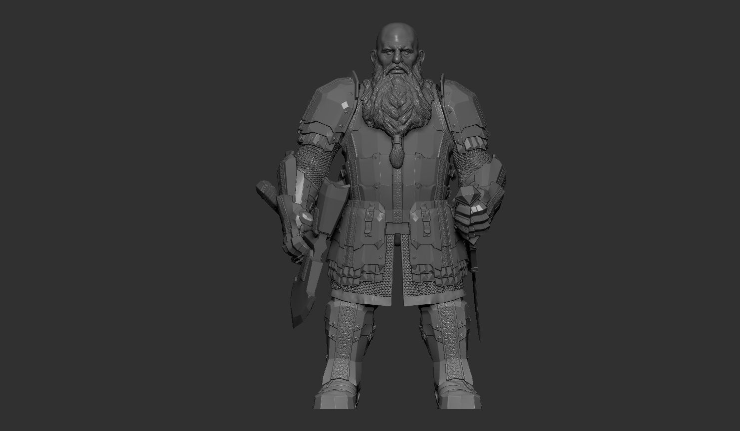 Iron Hill Dwarf Collectable Presupported 3D model 3D printable CGTrader