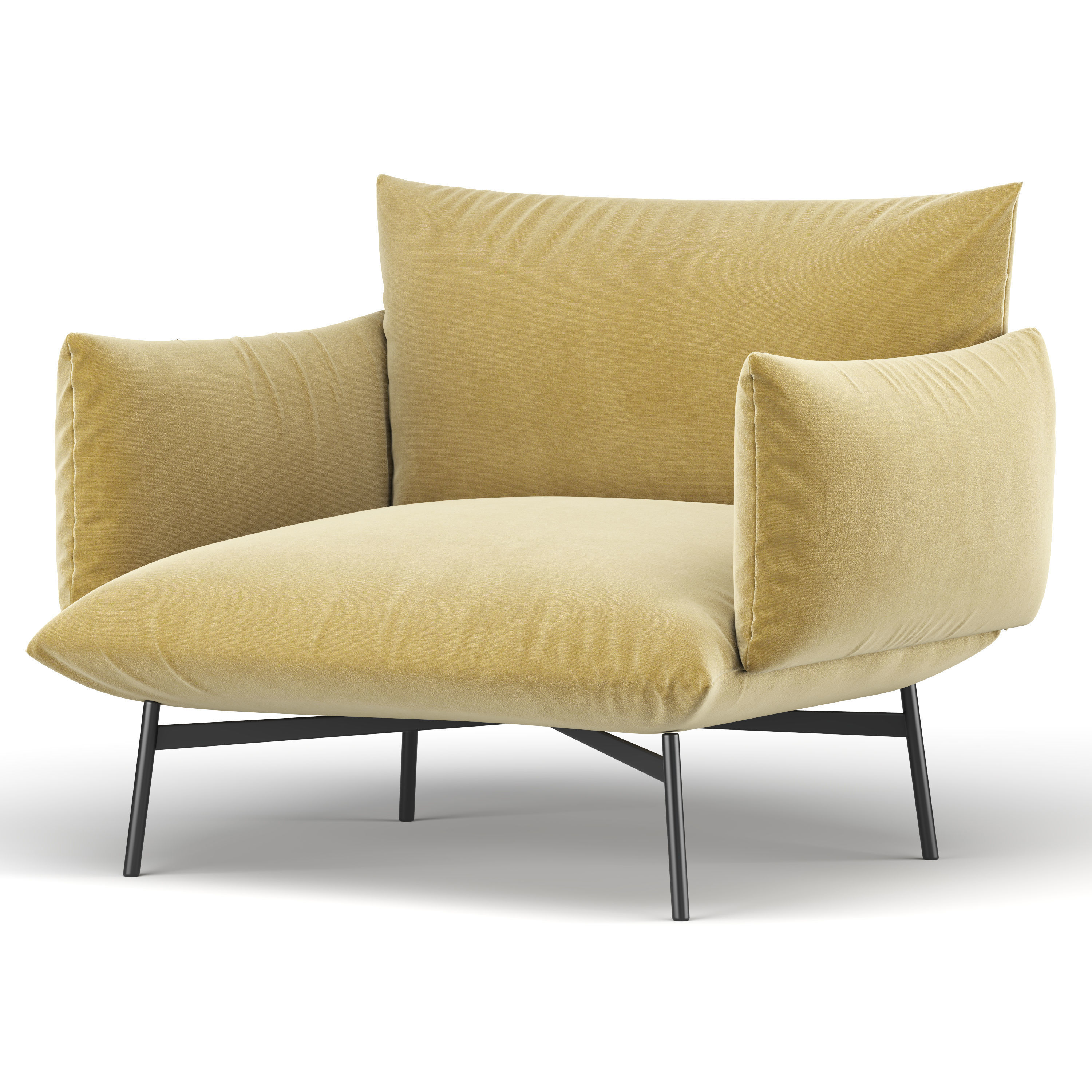 Area Armchair 3D model CGTrader