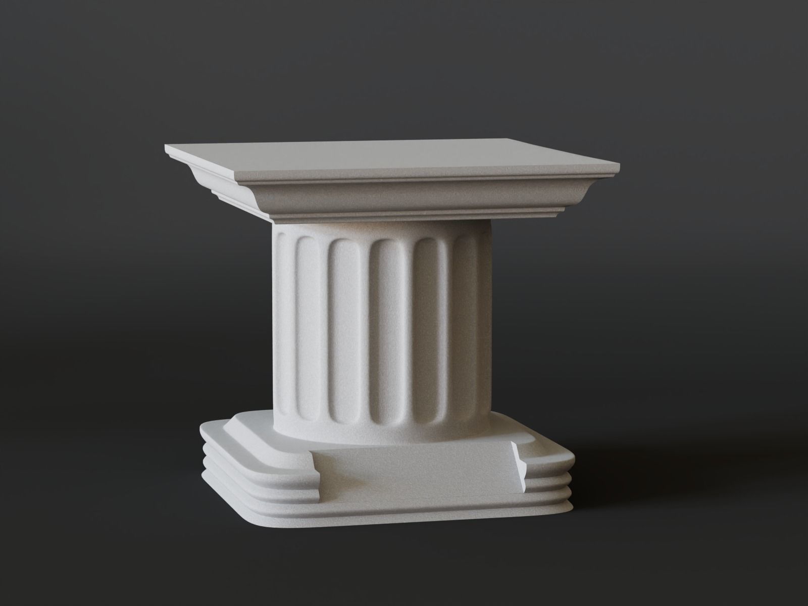 pedestal 01 3D model 3D printable CGTrader