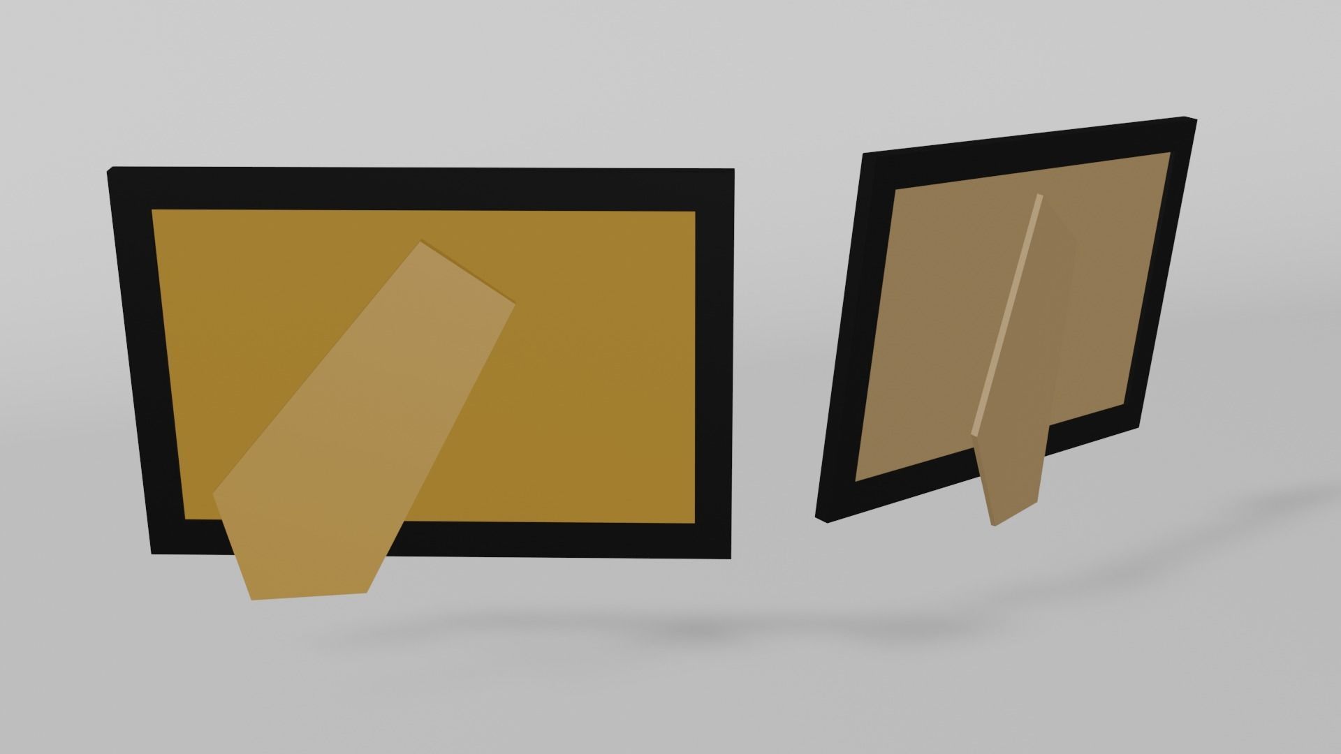 3D model Low polly Frame VR / AR / low-poly | CGTrader