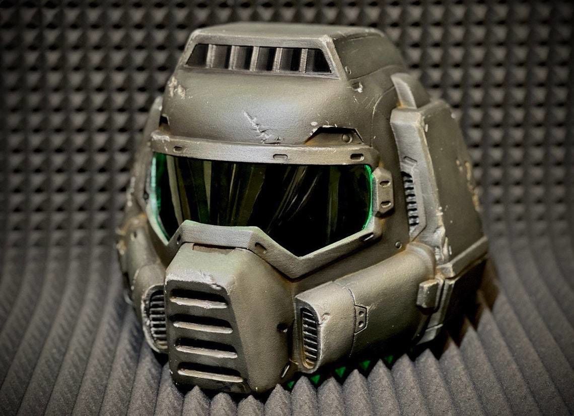 printable doom classic helmet wargaming 3D model 3D printable | CGTrader