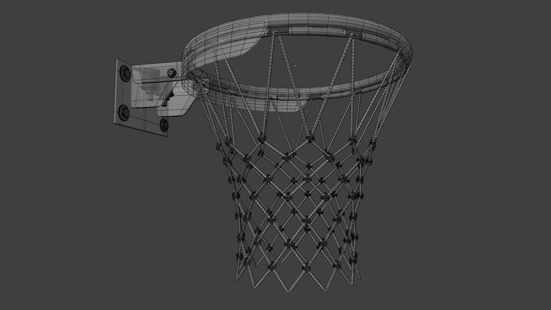Basketball rim 3D model CGTrader