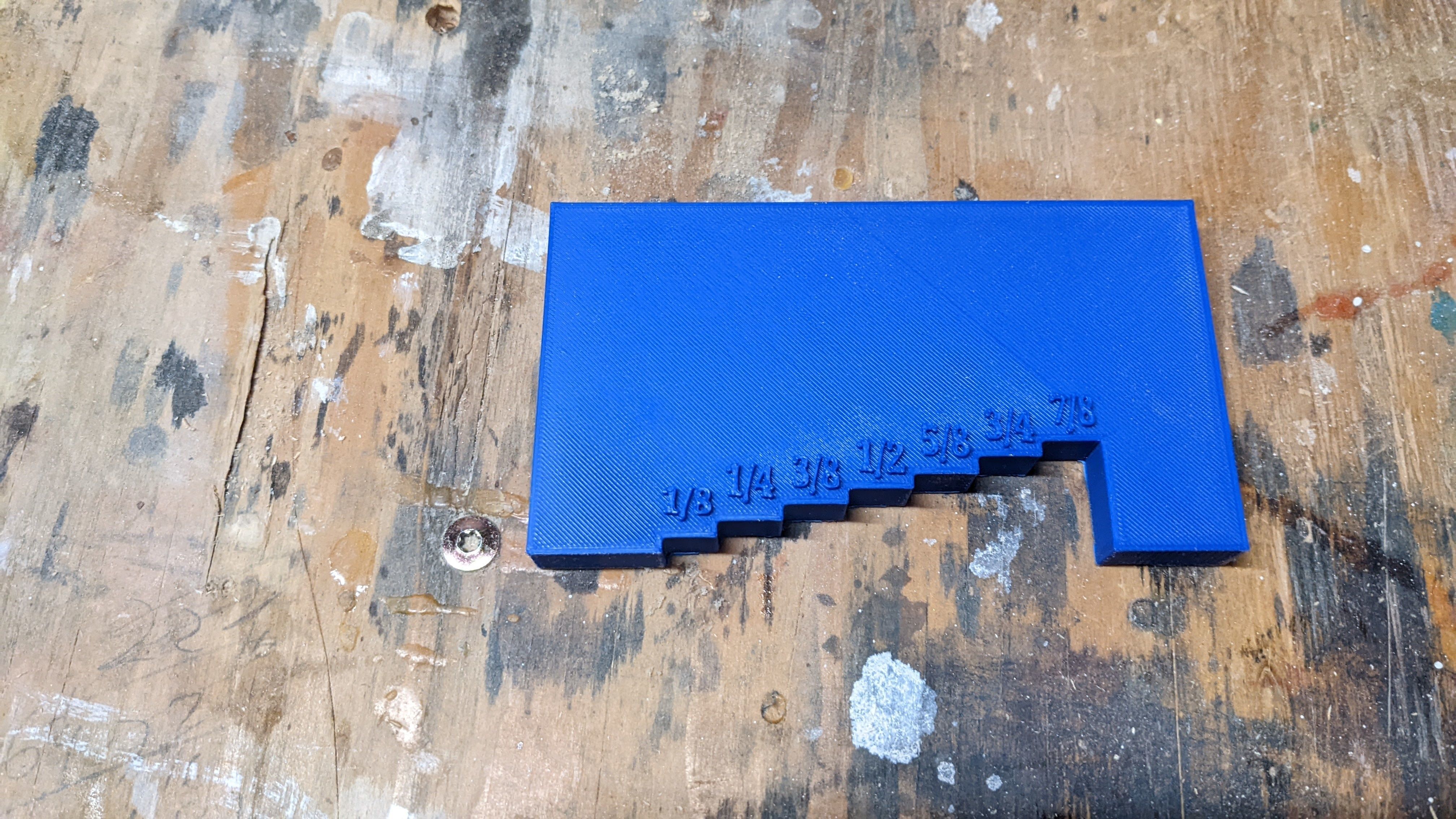 Table Saw Blade Height Depth Gauge 3D model 3D printable CGTrader