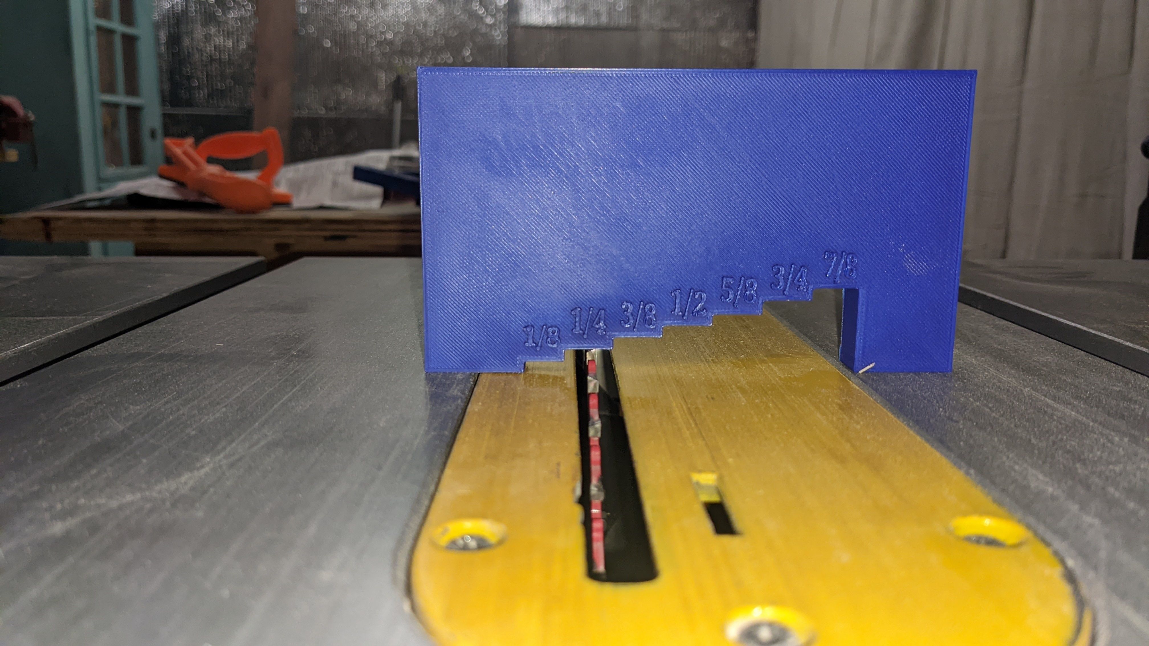 Table Saw Blade Height Depth Gauge 3D model 3D printable CGTrader