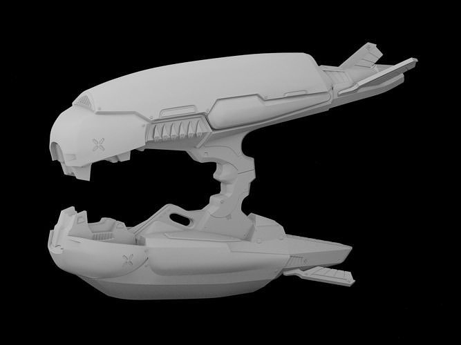 HALO Covenant Plasma Rifle 3d Print File 3D model 3D printable CGTrader