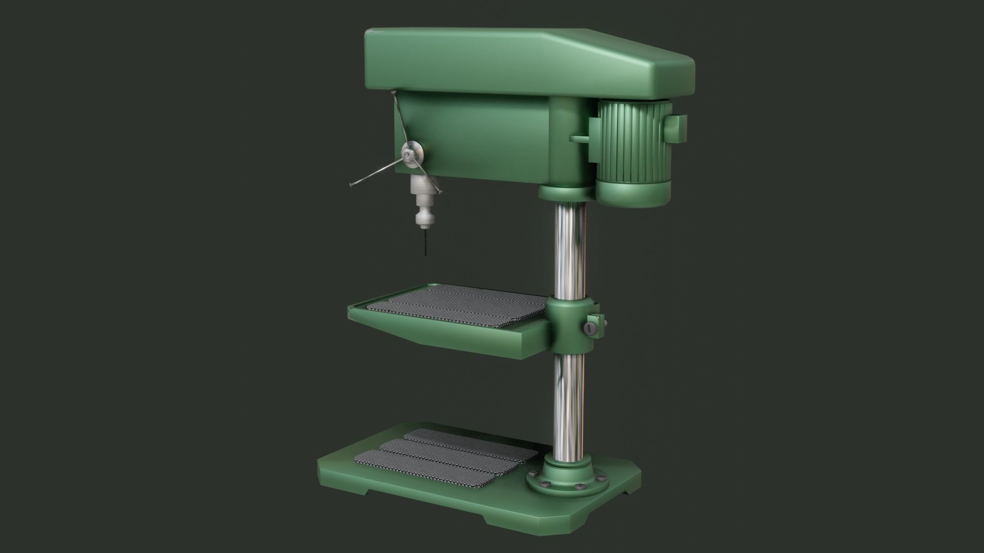 3D model Drilling Machine - Low Poly - Game Ready - PBR VR / AR / low ...