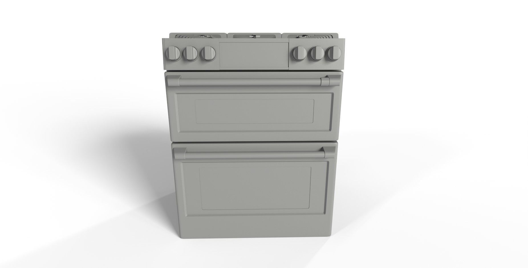 Cafe 30 inch DoubleOven Range with Convection 3D model CGTrader