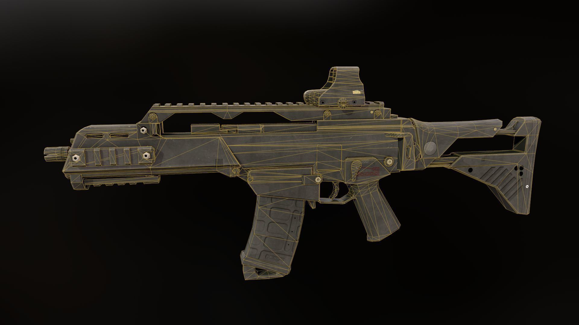 V36c Assault Rifle 3D model Assault rifle G36C VR / AR / low-poly | CGTrader