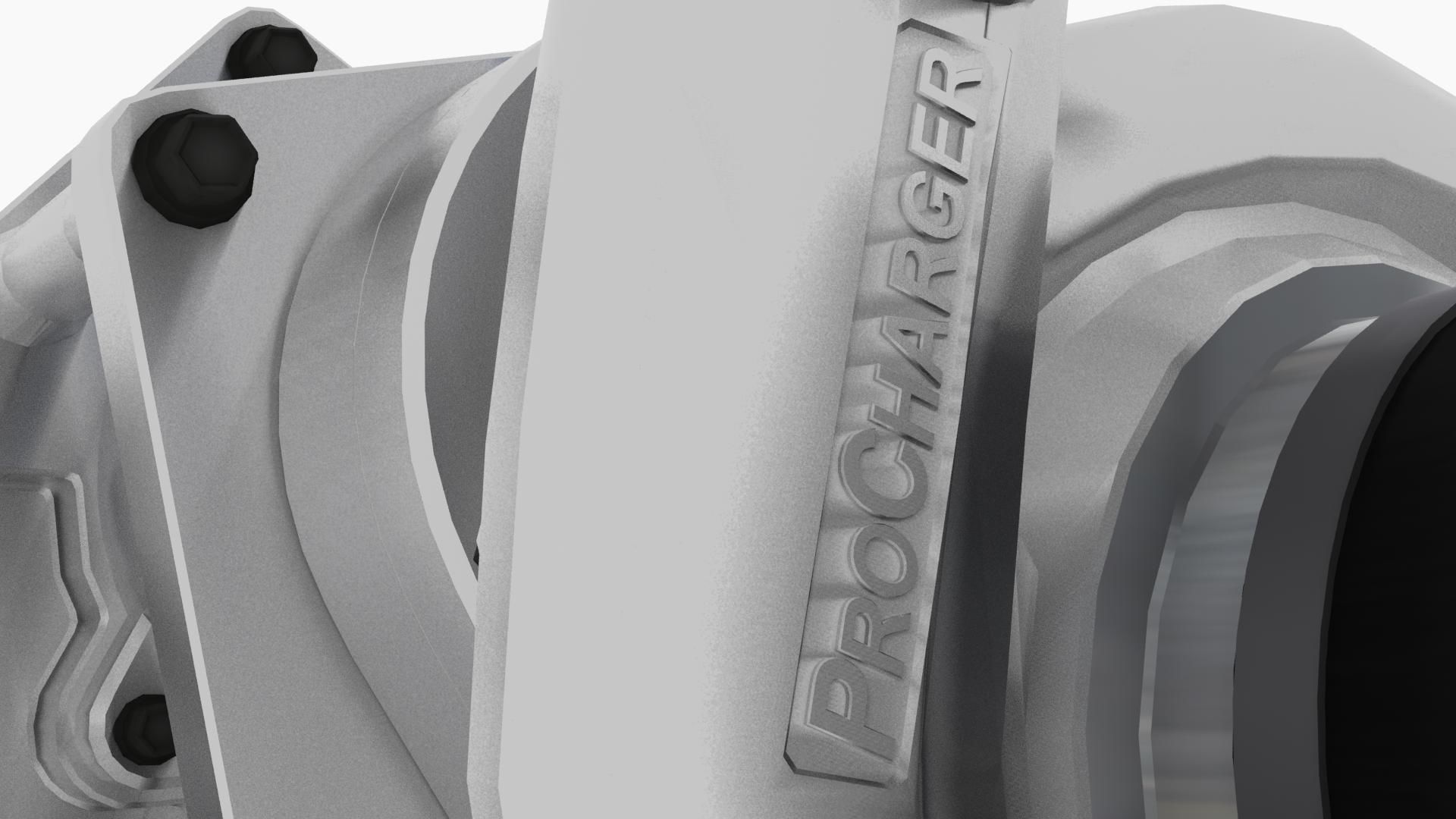 3D model Procharger F3X140 Crank Driven VR / AR / lowpoly CGTrader