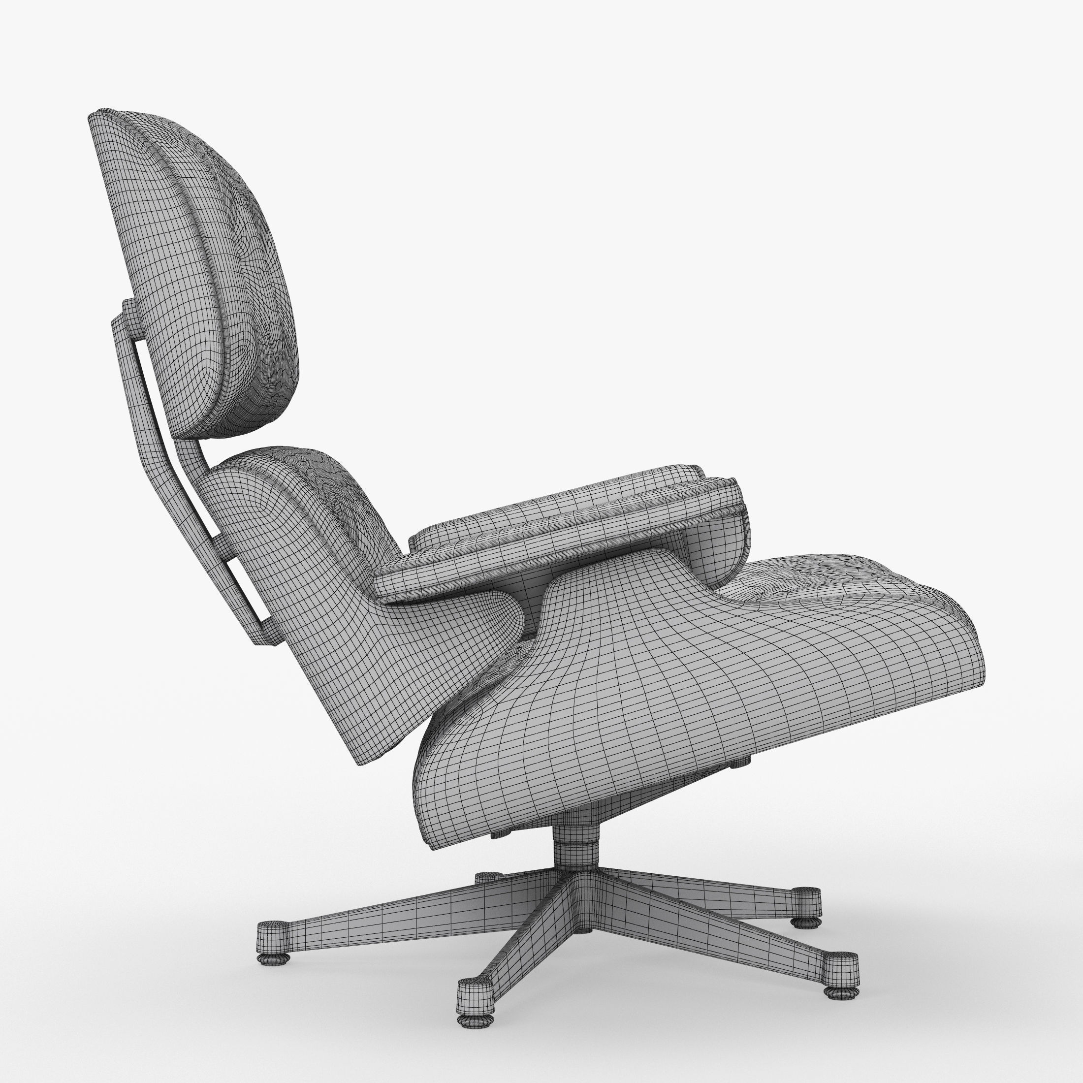 Vitra Lounge Chair Classic 3D model CGTrader