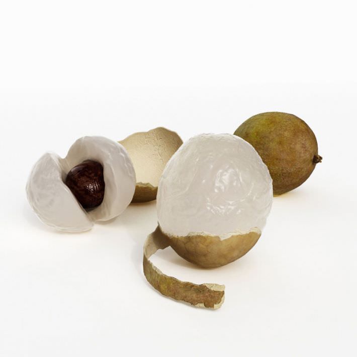 Edible Fruit From The Longan Tree
