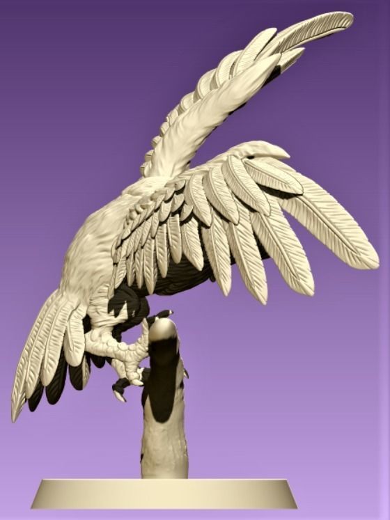 Barn Owl 3D model 3D printable | CGTrader