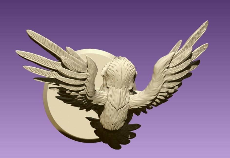 Barn Owl 3D model 3D printable | CGTrader
