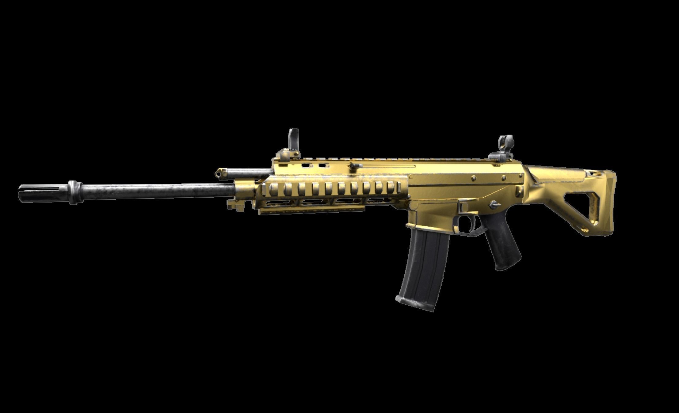 3D model ACR - Rifle Weapon VR / AR / low-poly | CGTrader