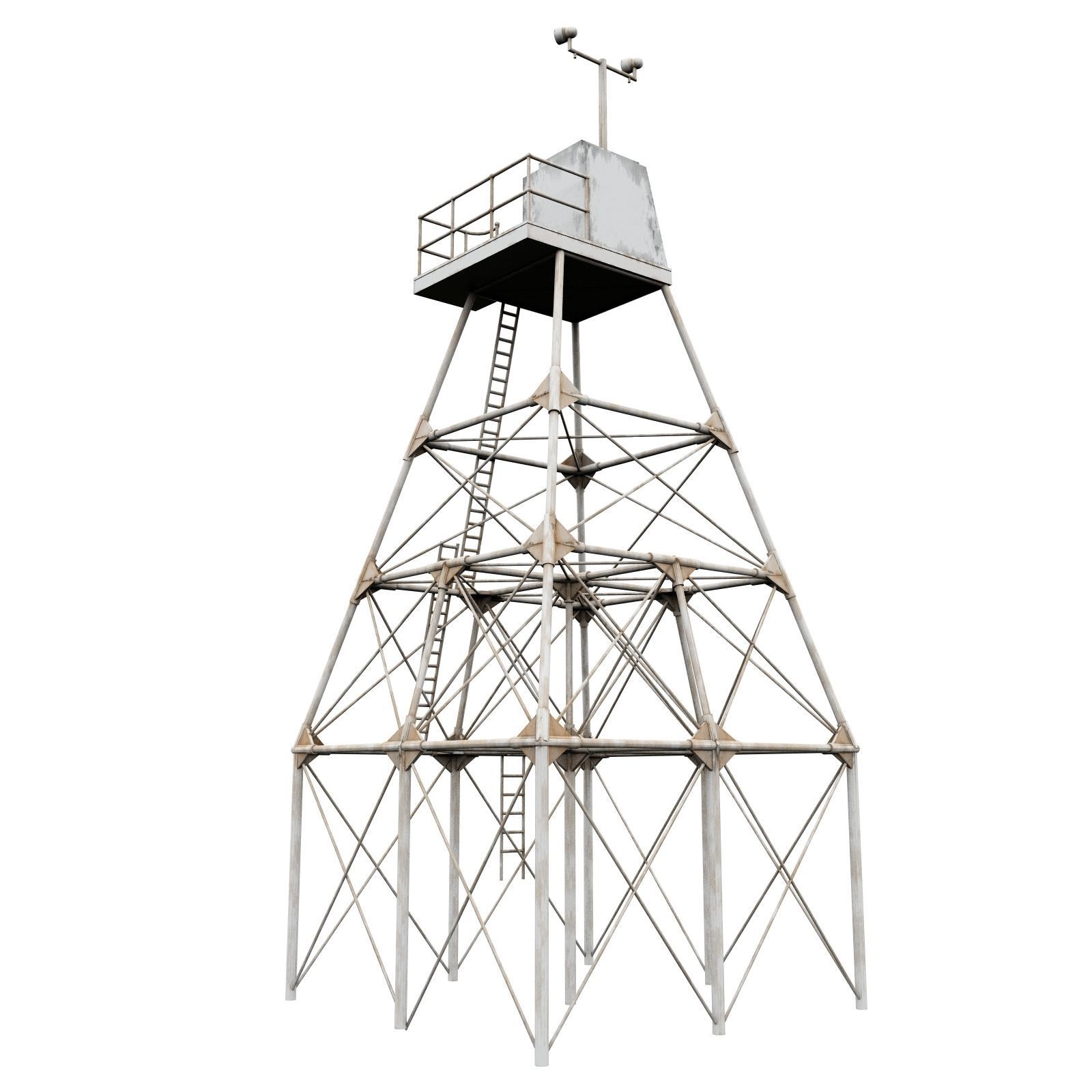 Molasses Reef Lighthouse 3D model CGTrader