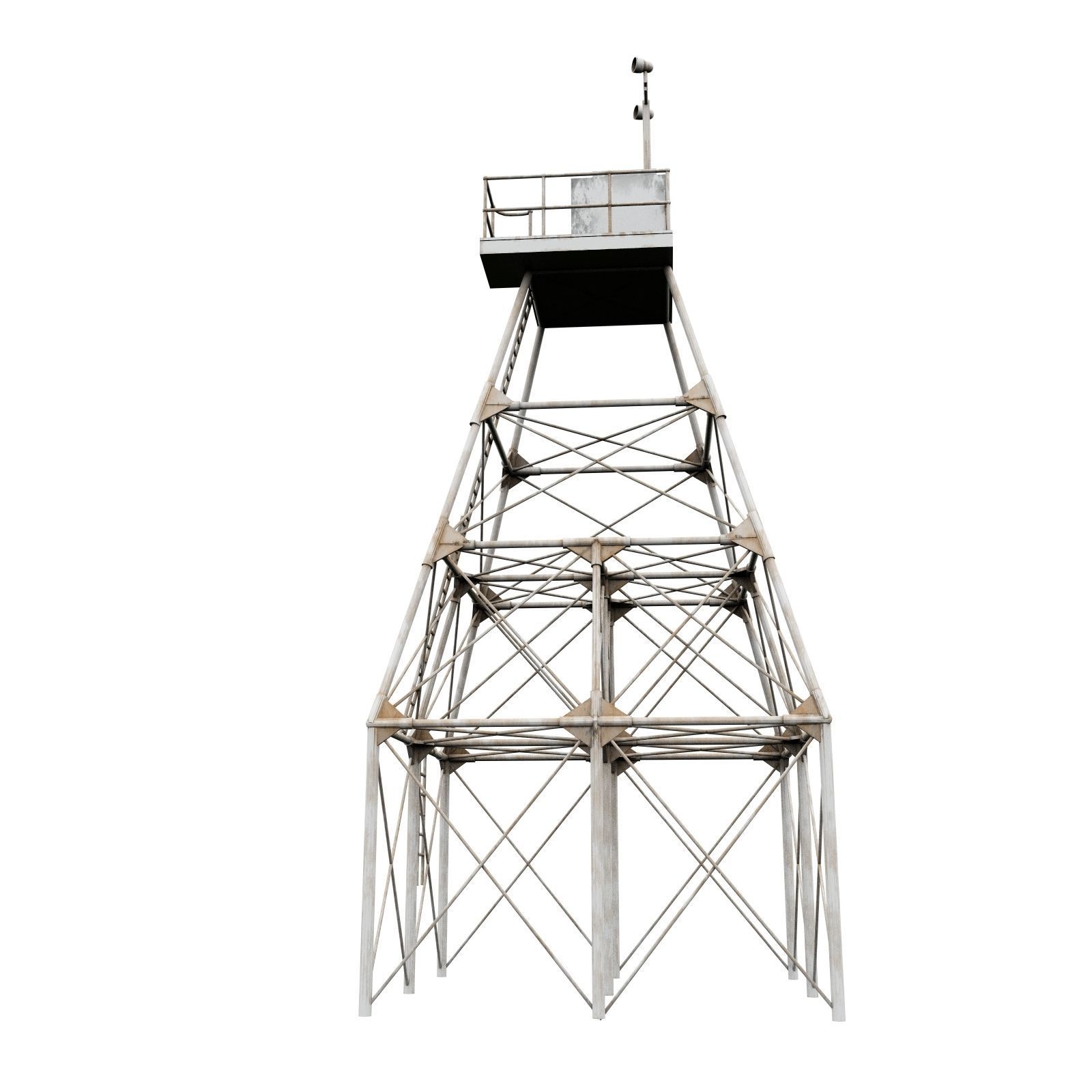 Molasses Reef Lighthouse 3D model CGTrader