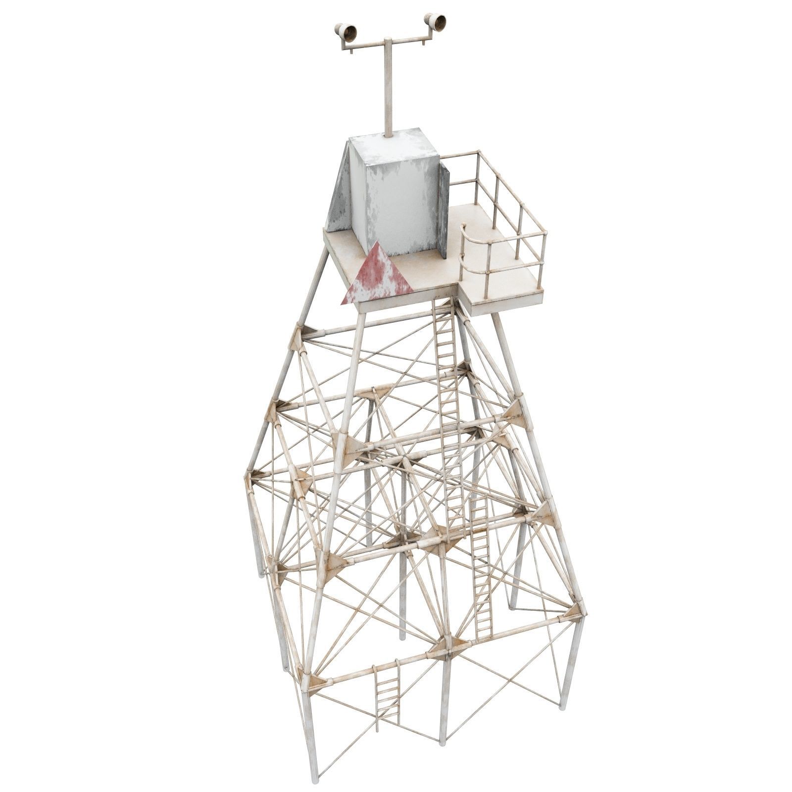 Molasses Reef Lighthouse 3D model CGTrader