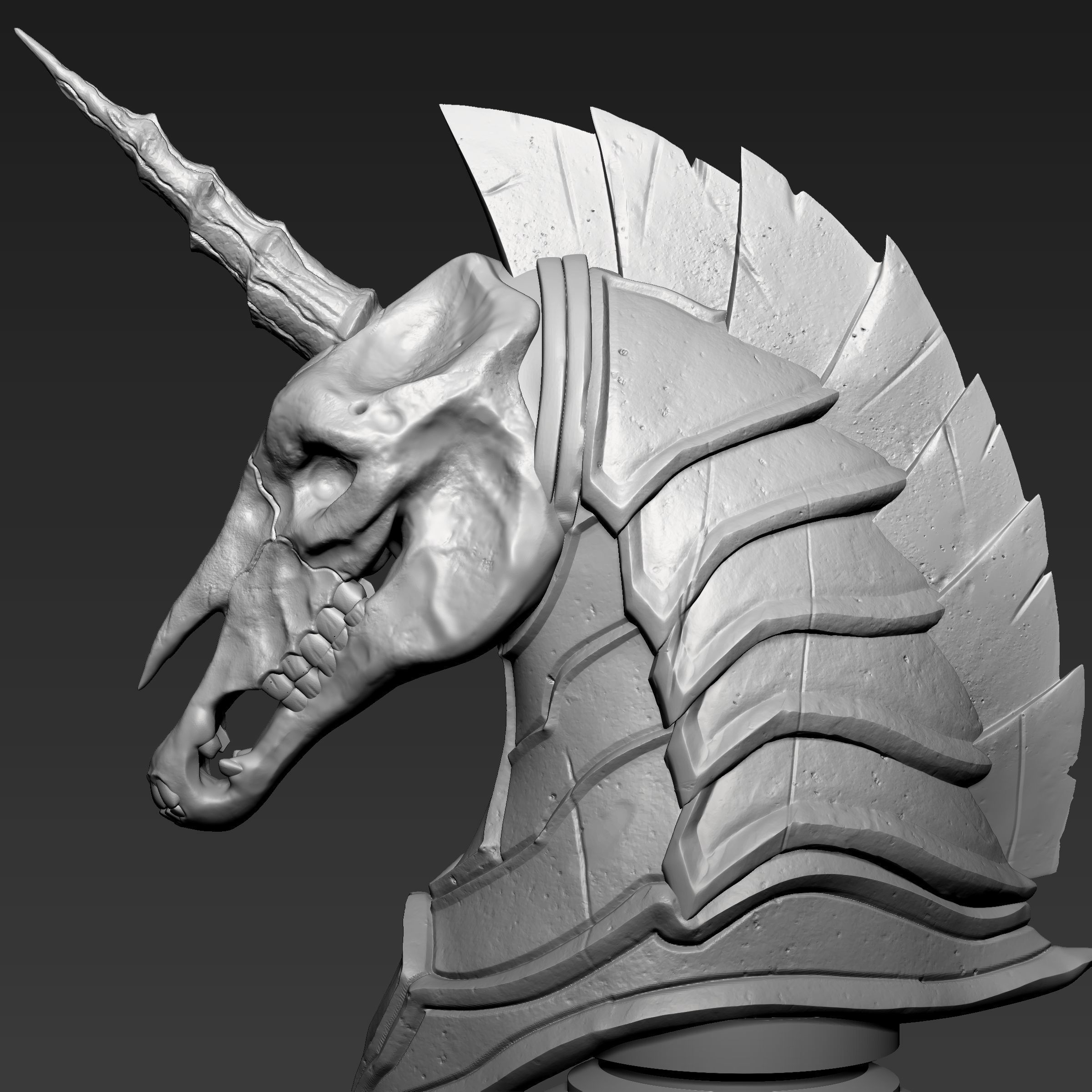 Horse SKULL 3D model 3D printable | CGTrader