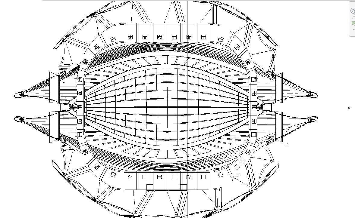 Sports stadium compelete revit project 3D model | CGTrader