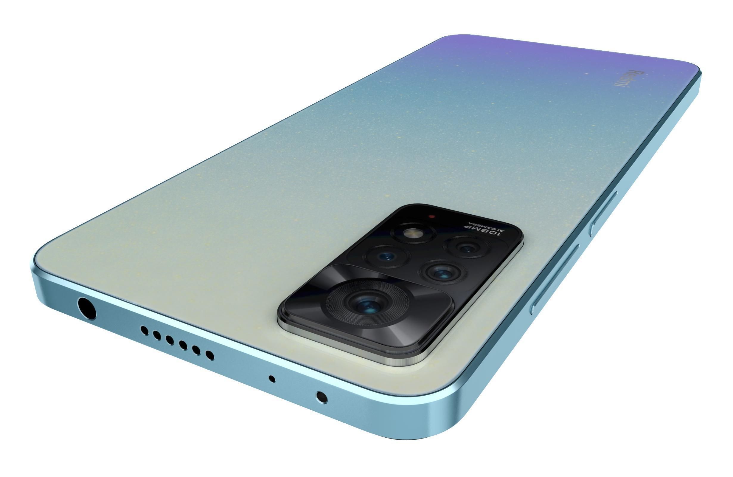 Xiaomi Redmi Note 11 Pro Star Blue 3D model | CGTrader