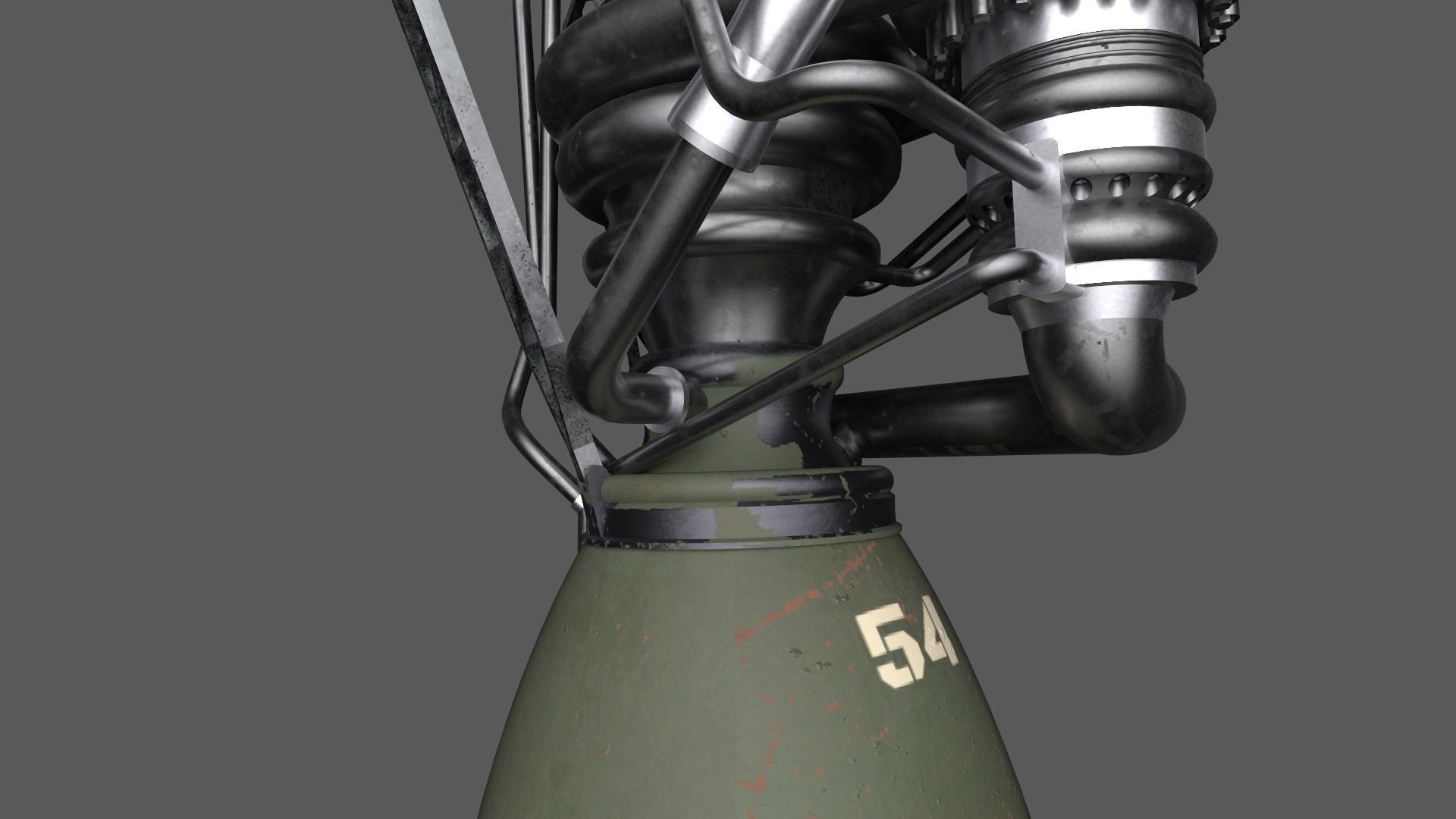 Raptor Engine 3D model | CGTrader