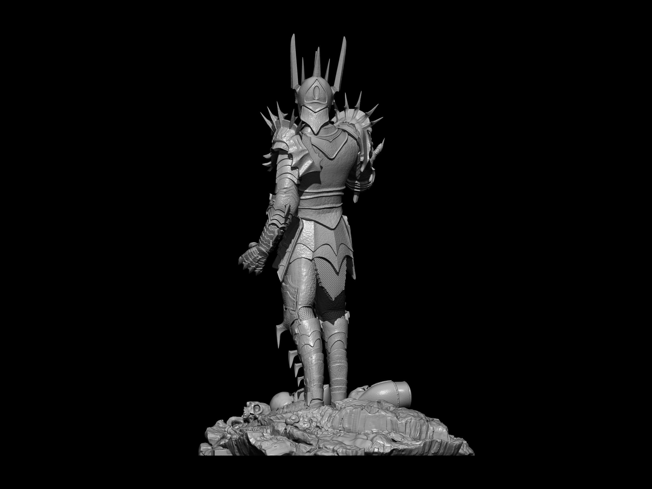 Sauron - Lord of the Rings 3D model 3D printable | CGTrader