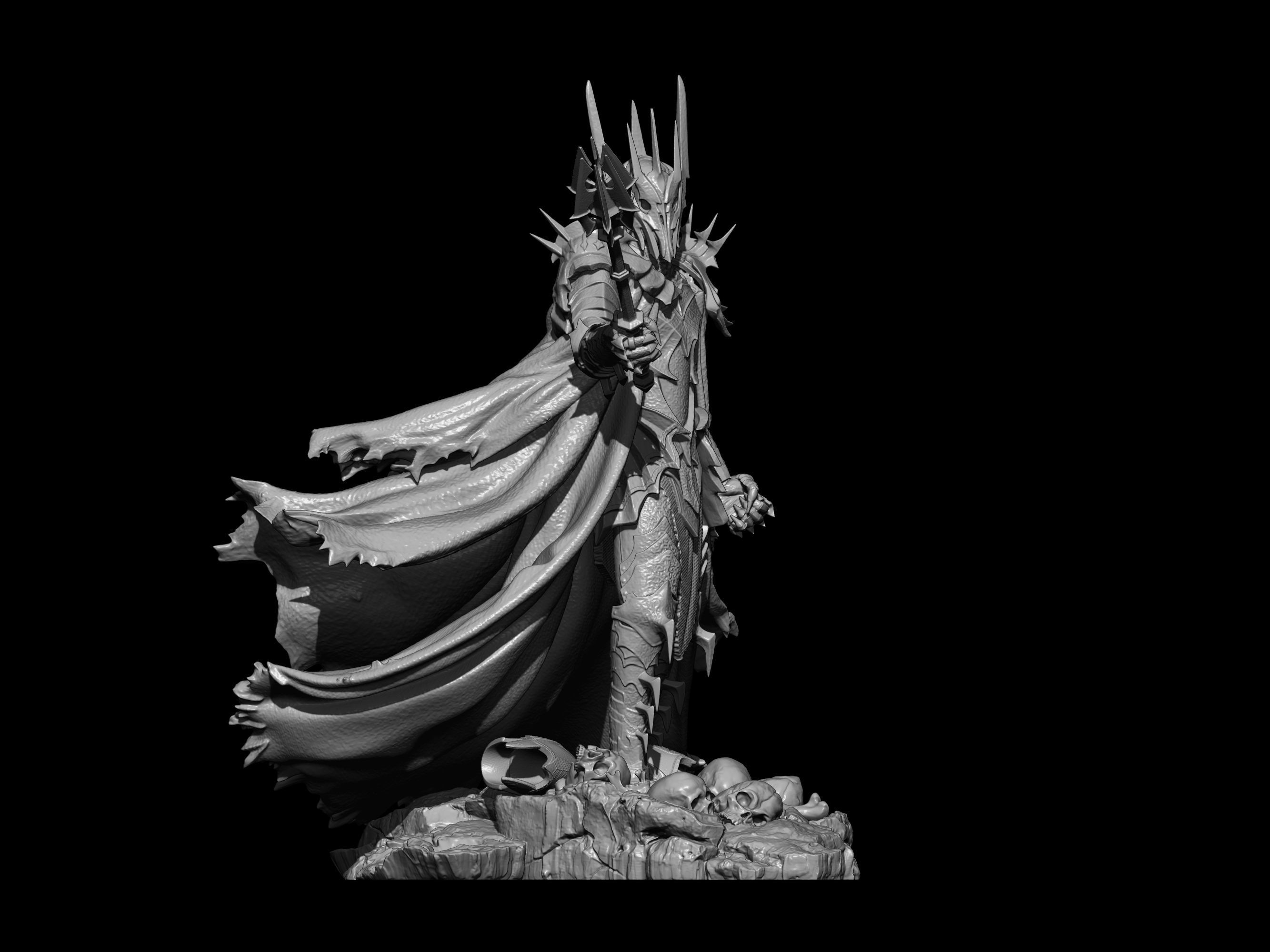 Sauron - Lord of the Rings 3D model 3D printable | CGTrader