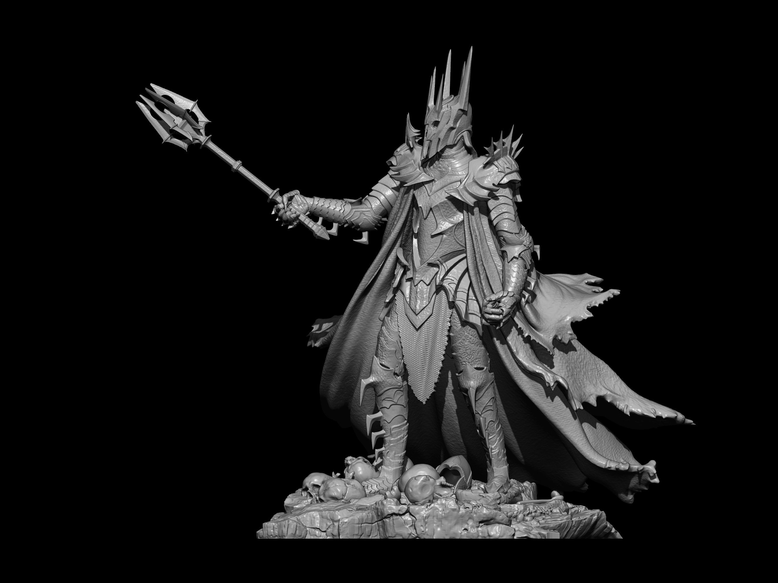 Sauron - Lord of the Rings 3D model 3D printable | CGTrader
