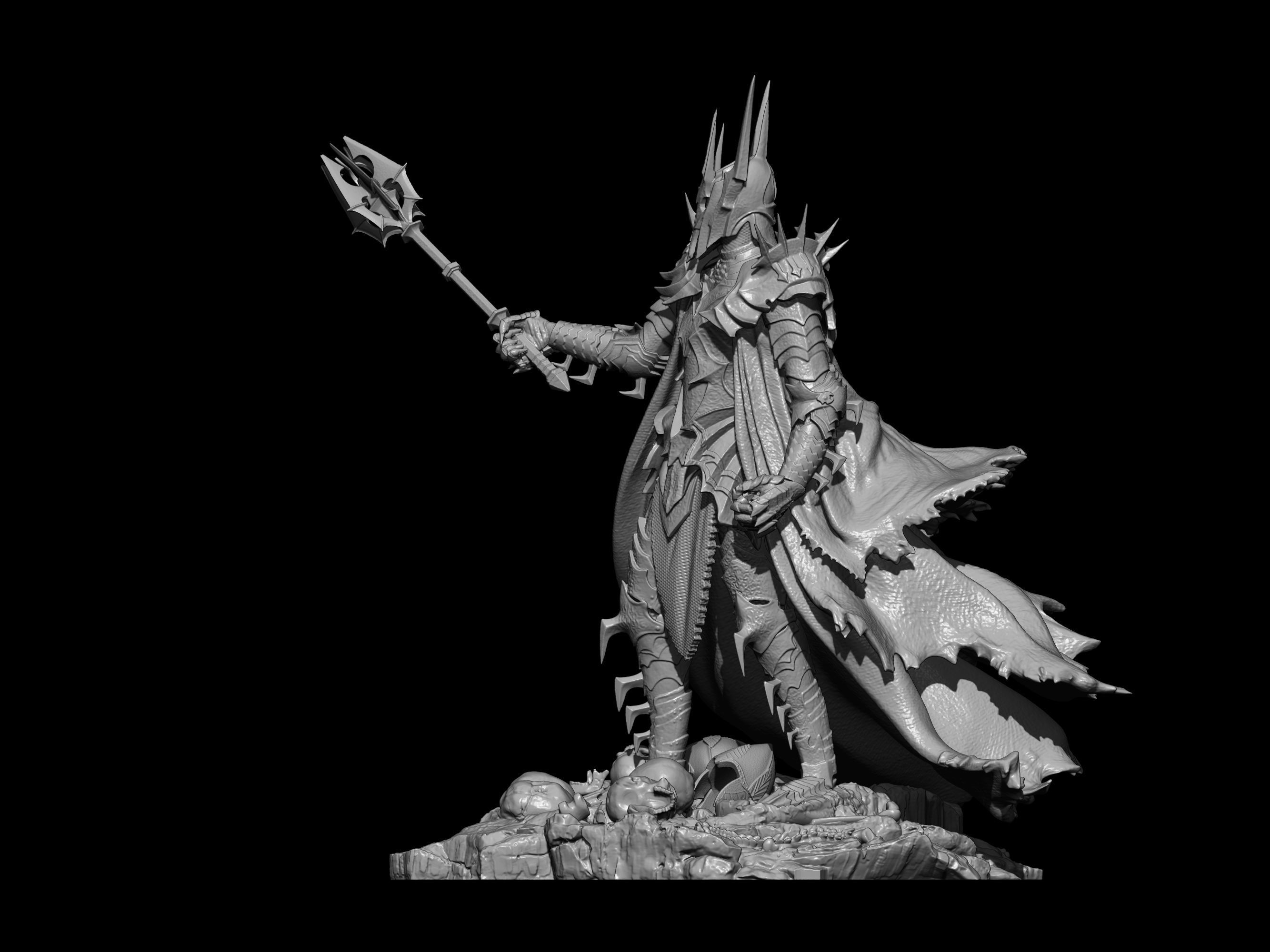 Sauron - Lord of the Rings 3D model 3D printable | CGTrader