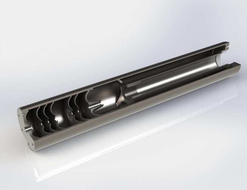 Compensator Sound level reduction silencer and suppressor free 3D model