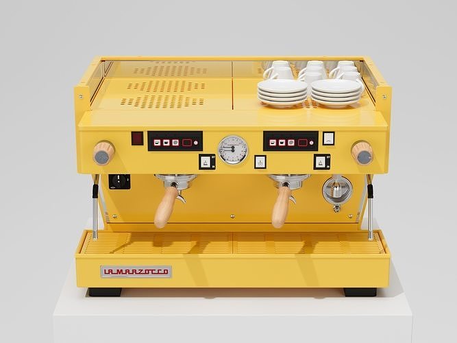 La Marzocco Linea Classic AV 2 Group Coffee Machine 3D model CGTrader