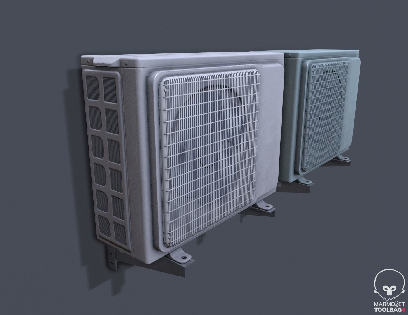 3D model Air Conditioner External Unit Pbr VR / AR / low-poly | CGTrader
