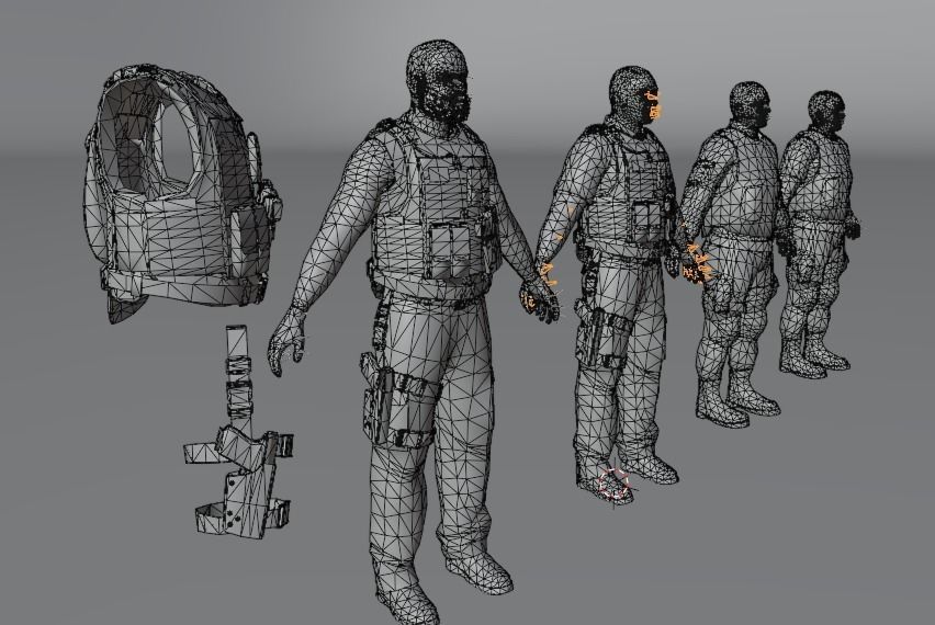 3D model Black Ops is a CIA unit military VR / AR / low-poly | CGTrader