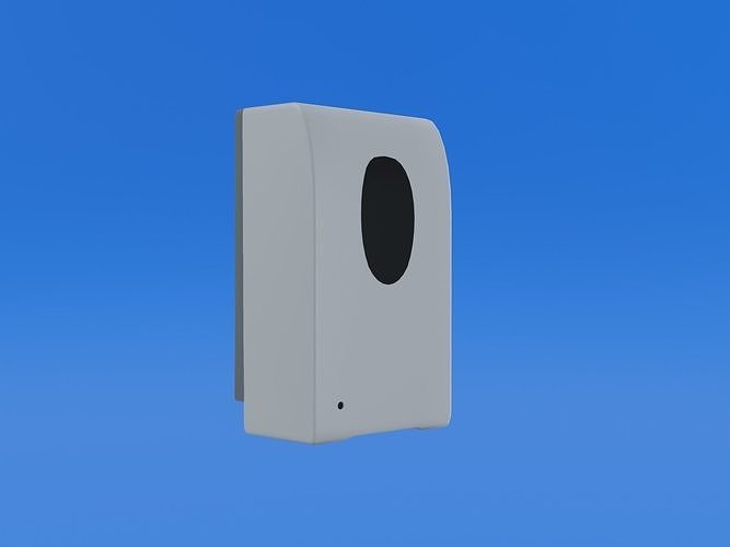 Hand sanitizer Low-poly 3D model