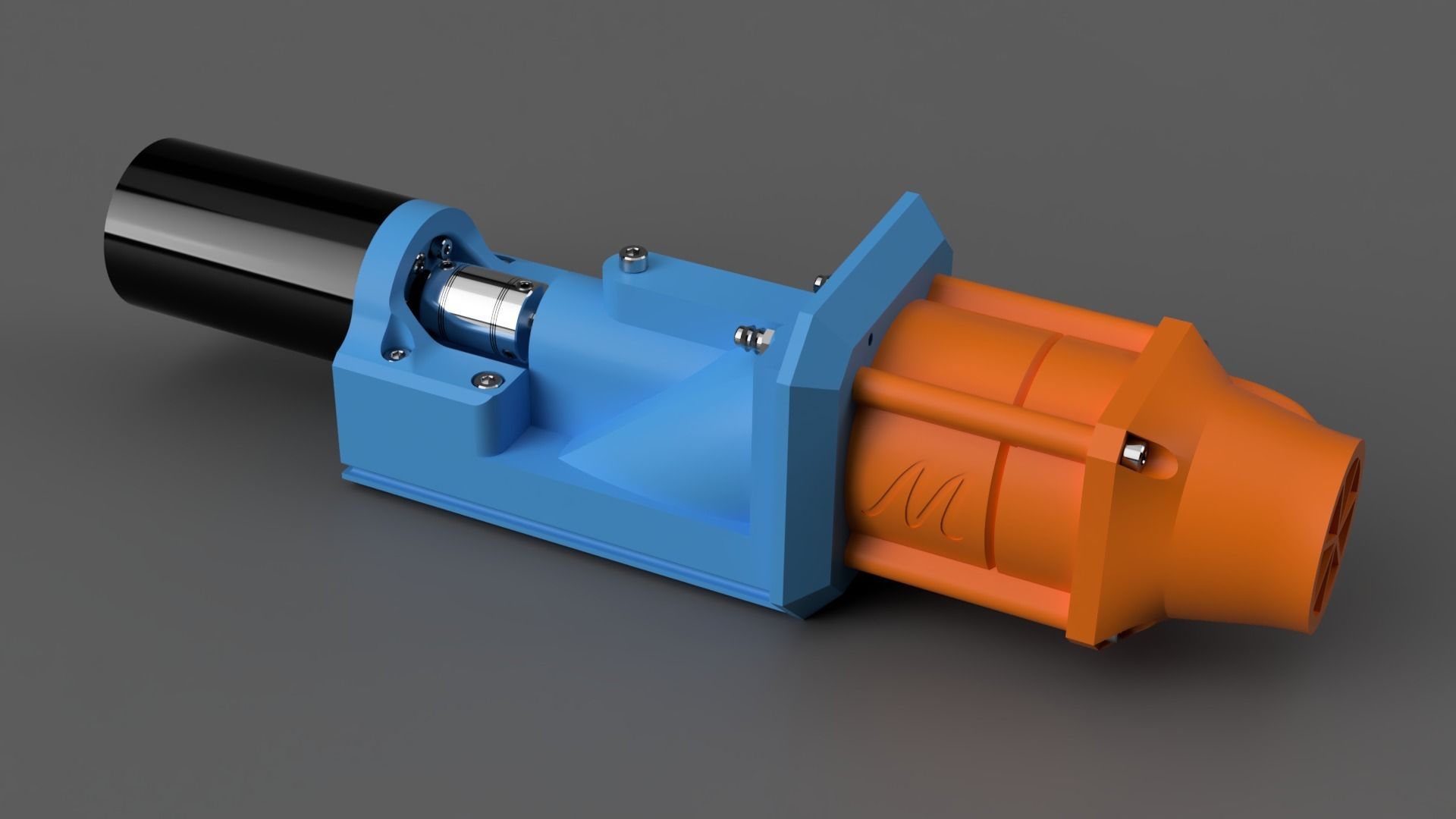 MJet 60 3D Printable Jet Drive for Electric Surfboards 3D model 3D