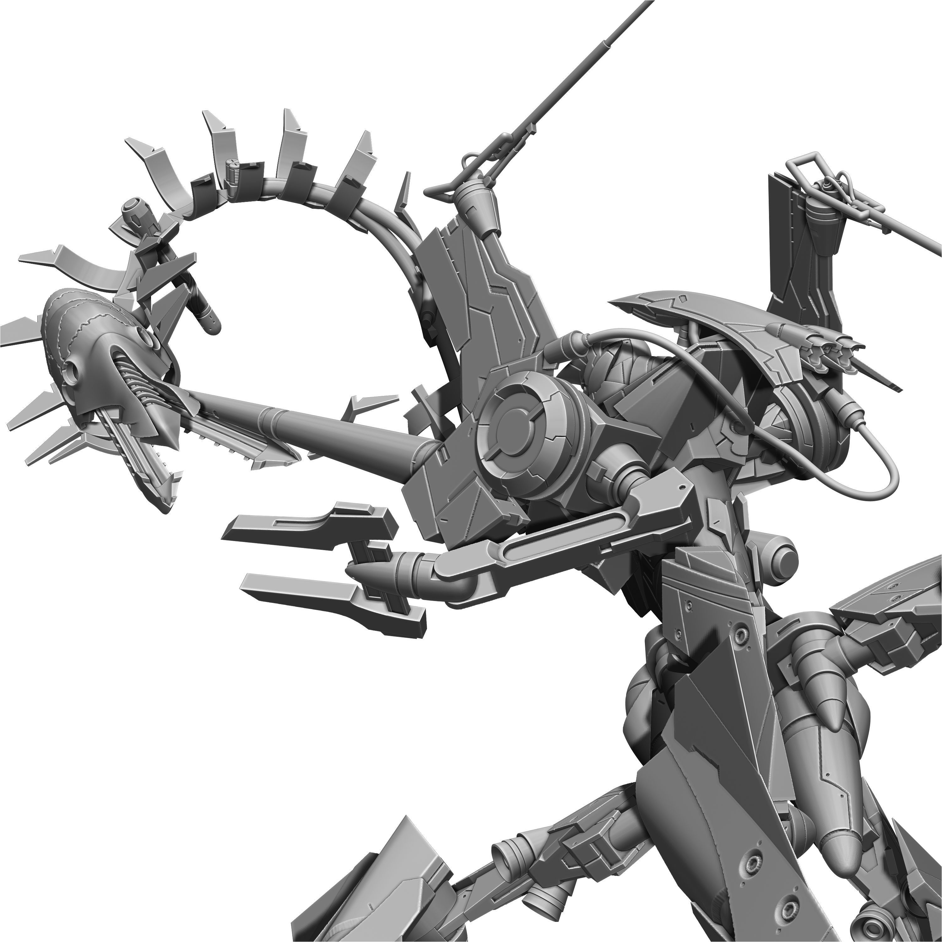 EVA-Unit05 and 3rd Angel 3D model 3D printable | CGTrader
