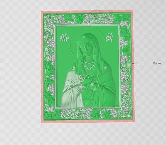 Orthodox icon 3D model 3D printable | CGTrader
