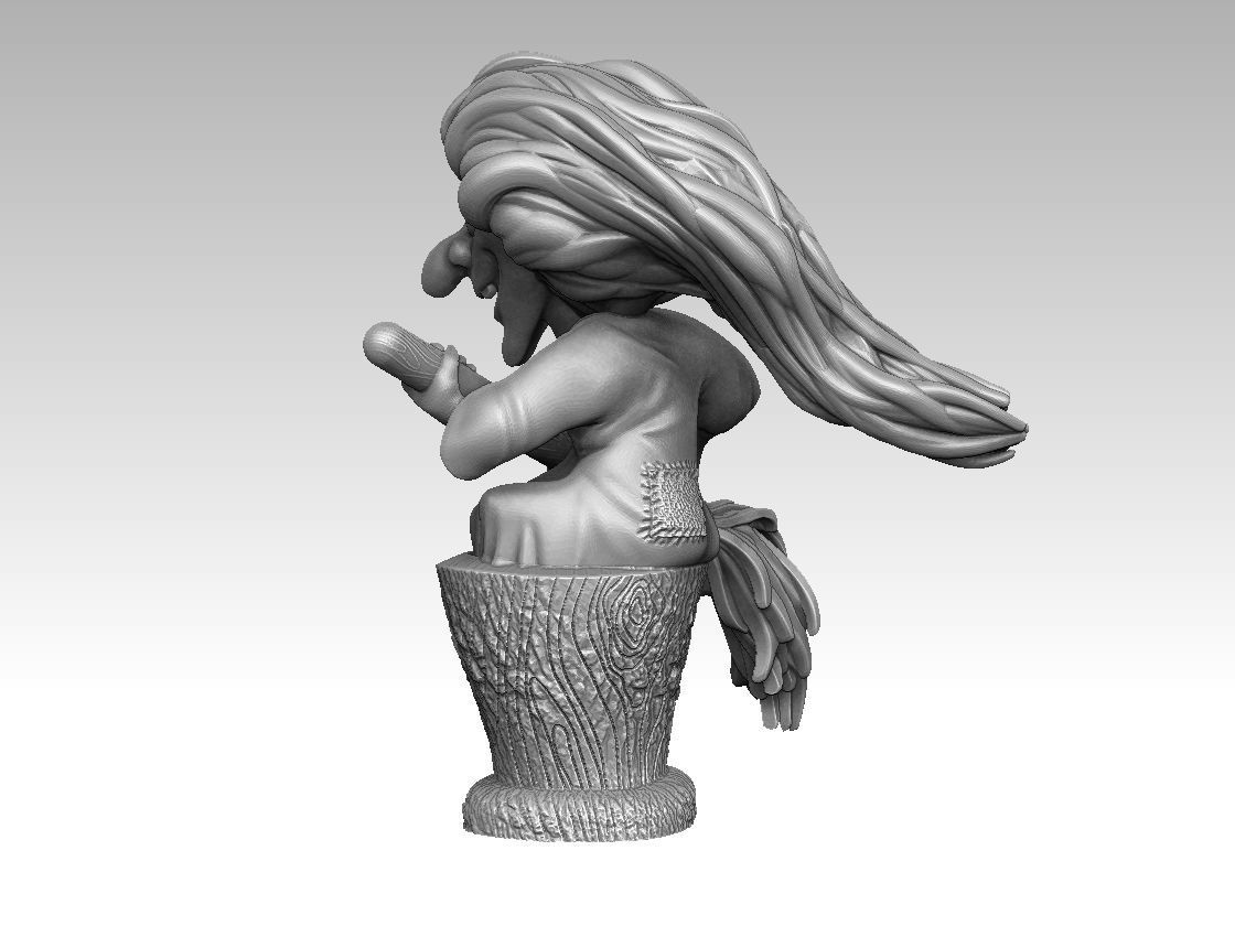 Baba Yaga 3d print model 3D model 3D printable | CGTrader
