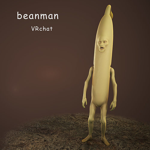 3D model Bean man VR / AR / lowpoly CGTrader