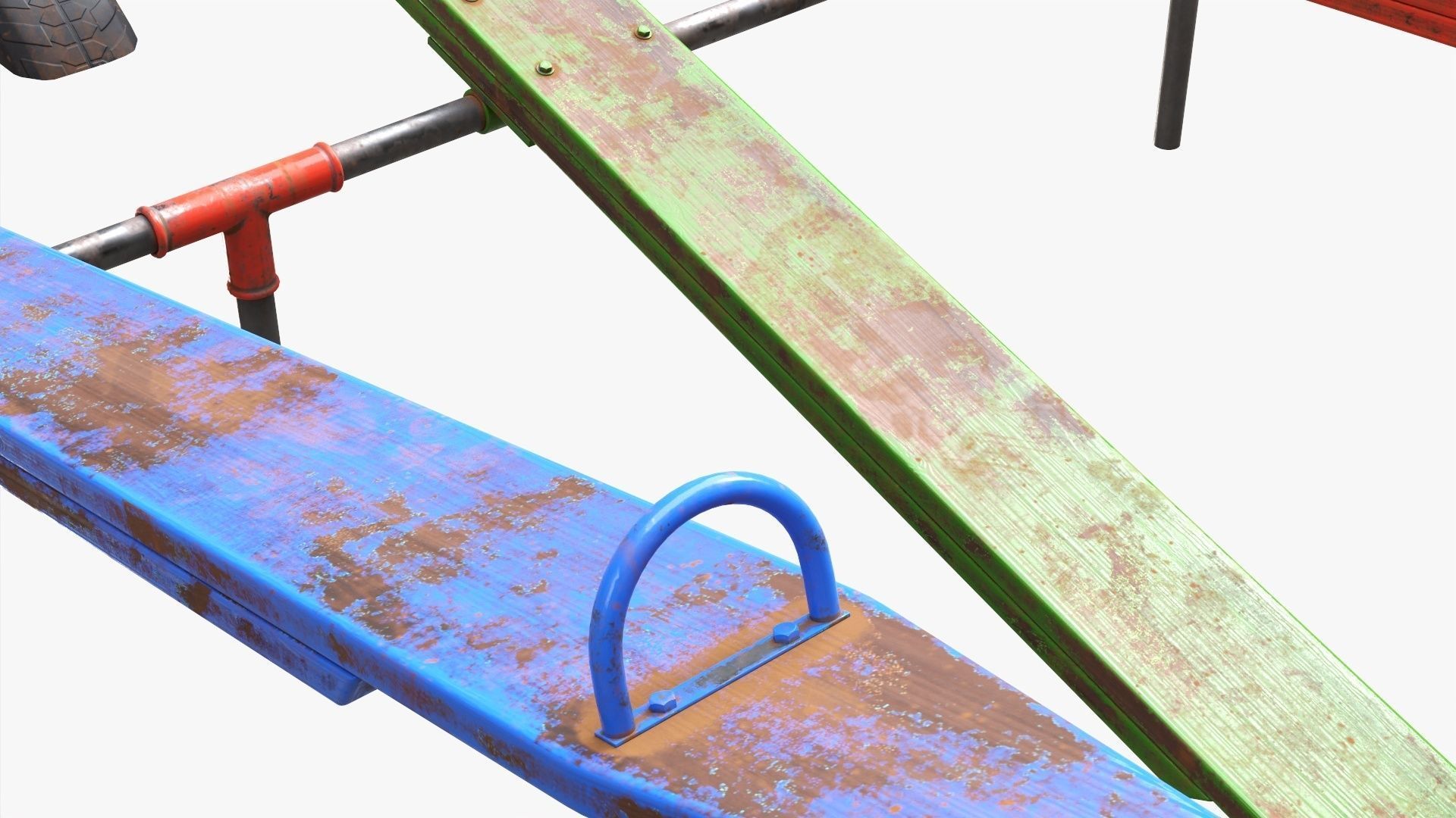 Teeter totters 02 3D model CGTrader