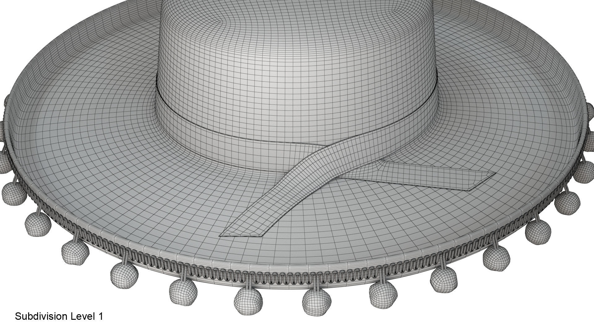 Spanish hat 3D model | CGTrader