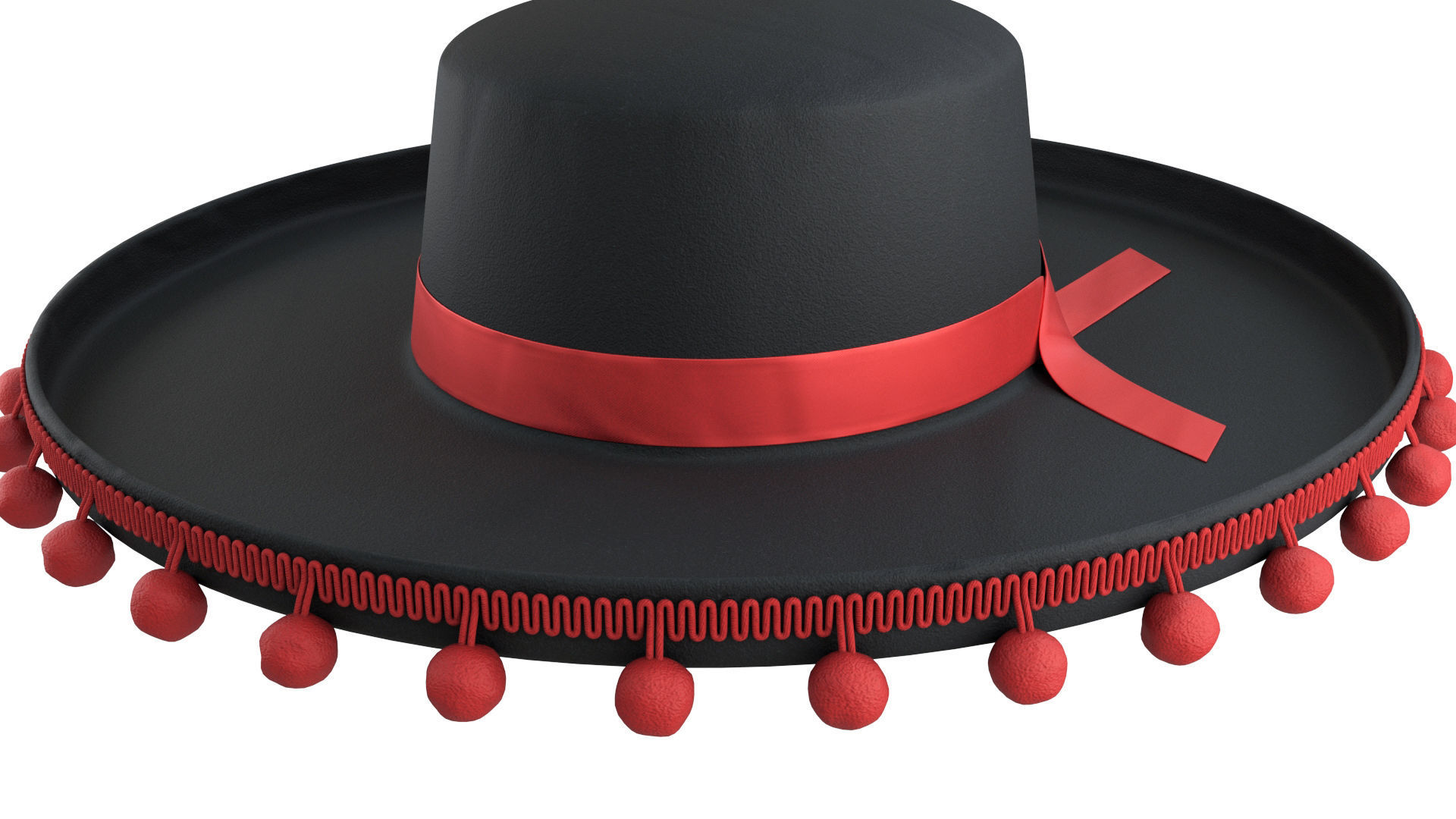Spanish hat 3D model | CGTrader