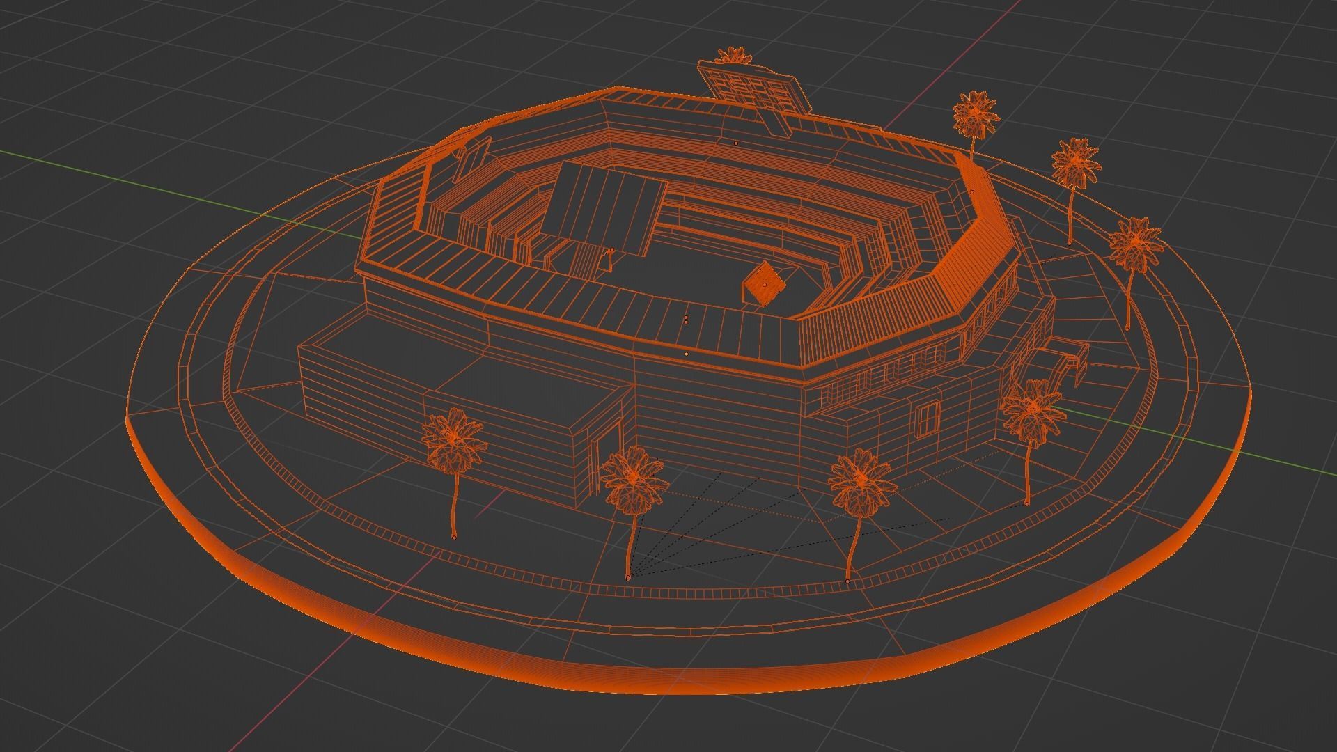 SoccerStadium 3D Model free 3D model CGTrader